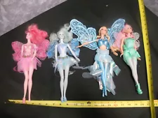 Lot of 4 Barbie Doll FAIRYTOPIA SPARKLE FAIRY Mattel