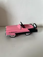 Hallmark Kiddie Car Classic Diecast Pink & Black 1956 Pedal Car Kidillac