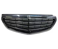 Mercedes E-Class E250 E350 Upper Grille 2014-2016 Grille W/ Cam Hole A2128801583 (For: 2014 E550)