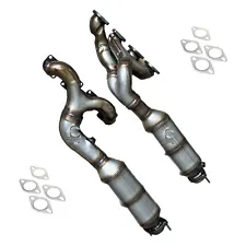 For 2006-2010 BMW 650I 4.8L V8 Left & Right Set Manifold Catalytic Converter (For: 2009 BMW 650i)