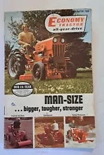 ECONOMY TRACTOR BULLETIN 18A SALES BROCHURE PAMPHLET COLOR ORIGINAL POWER KING