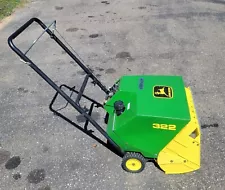 Vintage 80's John Deere 322 Snowblower Electric Start