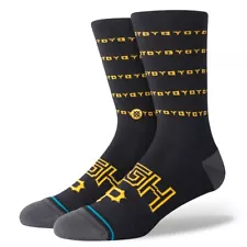 Pittsburgh Pirates Stance Black 2023 City Connect Crew Socks