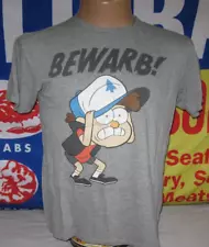 GRAVITY FALLS BEWARB Disney t shirt Adult Men's Medium Animated Comedy DIPPER