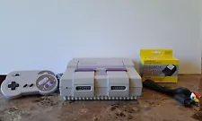 SNES Console + 2 Controllers & All Hookups - Super Nintendo Bundle - Guaranteed