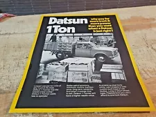 1971 DATSUN 1 Ton UTE Australian Sales Leaflet