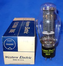 NOS NIB Western Electric 300B Vacuum Tube 1964 Date