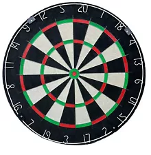 18” Professional Regulation Size Bristle Dart Board High Quality 10 Lb Not Used