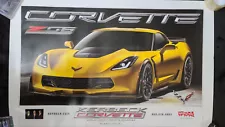 Chevrolet Corvette Yellow Z06 Supercharged Poster *RARE* OOP Not Mass Produced