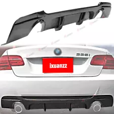 For 2007-2013 BMW E92 E93 328i 335i M Performance Rear Diffuser Lip Carbon Style