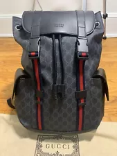 Gucci GG Supreme Backpack Black