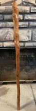 Handcrafted Wood Walking Stick, Staff, Cane, Vine Wrapped, 31‚ Tall, 2 lbs, New!