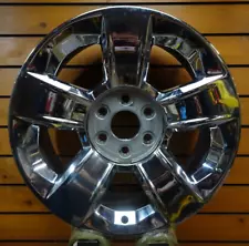 20" INCH WHEEL CHEVY SILVERADO TAHOE SUBURBAN 2014-2020 GENUINE OEM CHROME 5651