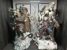 Assassins Creed Animus Connor & Eivor Pure Arts 1/4 Scale Statues