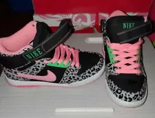 Nike Leather With Leopard Print