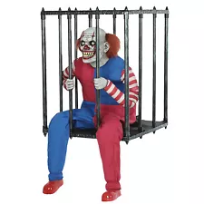 Seasonal Visions Adult Animated Caged Clown Walk Around Costume - One Size Fits