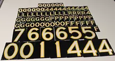 83 Vintage Assorted Sign Metal Numbers Letters