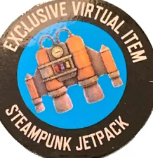 Roblox Celebrity Series Steampunk Jetpack Virtual Item CODE ONLY