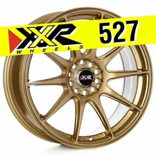 XXR 527 18X8 5X100 5x114.3 +42 GOLD WHEEL