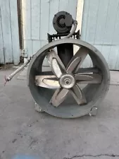 DAYTON 24" DIAMETER BELT DRIVE SPRAY BOOTH EXHAUST TUBEAXIAL FAN WITH MOTOR