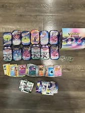 Pokémon tins Opened Used For Sale Paldean 150+ Cards