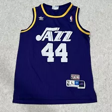 Pistol Pete Maravich Utah Jazz Jersey L NBA Authentic Adidas Hardwood Classics