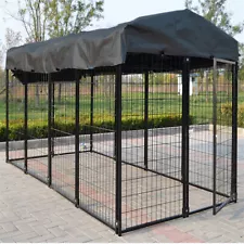 Large Heavy-duty Dog Kennel Pet Crates Playpen/Chicken Coop w/Covered Waterproof