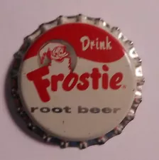 Vintage Frostie "Root Beer" cork... unused... SODA BOTTLE CAP #1