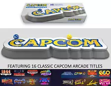 Capcom Home Arcade Stick HDMI Console 16 Built-in Games From 80s 90s Preowned