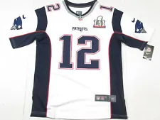 Tom Brady #12 New England Patriots 2017 Super Bowl LI 51 Jersey White