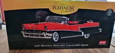 SUN STAR PLATINUM 1/18 1956 MERCURY MONTCLAIR CONVERTIBLE OPEN STUNNING MODEL