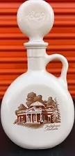 Vintage 1968 Old Fitzgerald Bourbon Whisky Monticello Decanter Bottle