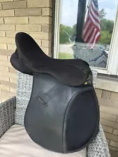 black 16 inch all purpose english saddle used