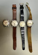 Lot Of 4 WW2 Military Soldier Watches