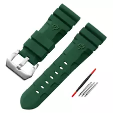 Watch Band for Panerai SUBMERSIBLE PAM 441 359 Soft Silicone Rubber 26Mm Men Spo