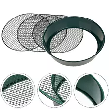 Garden Sieve Soil Sieve with Interchangeable Mesh Sizes 7mm/10mm/12mm/14mm