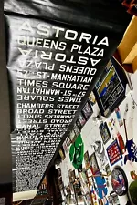 1948 NEW RARE Vintage 19ft NYC Transit Authority SUBWAY Car FULL ROLL SIGN