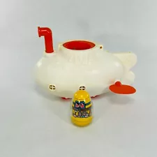 VTG Weeble Wobble Tub Sub With Diver 1978 Hasbro