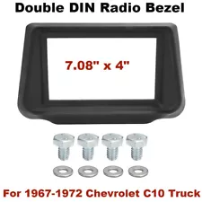 Double DIN Radio Bezel STEREO For 1967-1972 Chevrolet C10 Truck, K5 Blazer & GMC