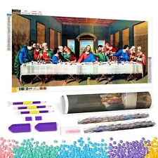 Diamonds Art Painting Kits for Adults DIY The Last Supper 5D Round Diamonds A...