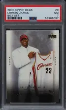 2003 Upper Deck LeBron James BOX SET Future HOF ROOKIE RC #9 PSA 7 NM