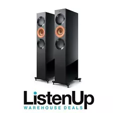 KEF Reference 3 Meta Floorstanding Speakers - Pair - Gloss Black / Copper