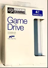 Seagate STGD4000400 4TB External Game Drive for PlayStation 4 New Sealed - SALE