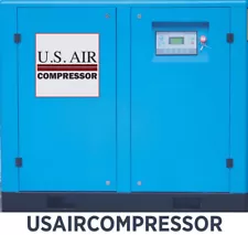 US AIR 350 HP VSD+ VARIABLE SPEED DRIVE SCREW COMPRESSOR vs ATLAS COPCO GA 250