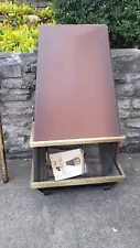 VINTAGE Arvin Mid Century Mod Electric Wall Fireplace Flame Works Great