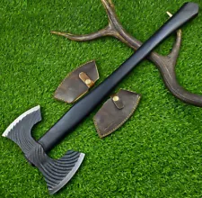 Double Headed Viking Axe Battle Axe, Hand Forged Steel Double Blade Axe EX-13415