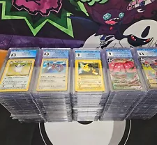 10 CGC Graded Pokemon Cards Slab Lot Bulk