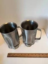 Waring Commercial Laboratory Stainless Steel Blenders no Lids set of 2 EUC