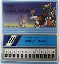 Mini Piano Electron Echo Mini Song Book Vintage 80's Toy Functional