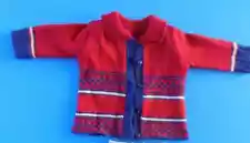 RARE Kit Kittredge Red Treehouse American Girl Doll Sweater ONLY